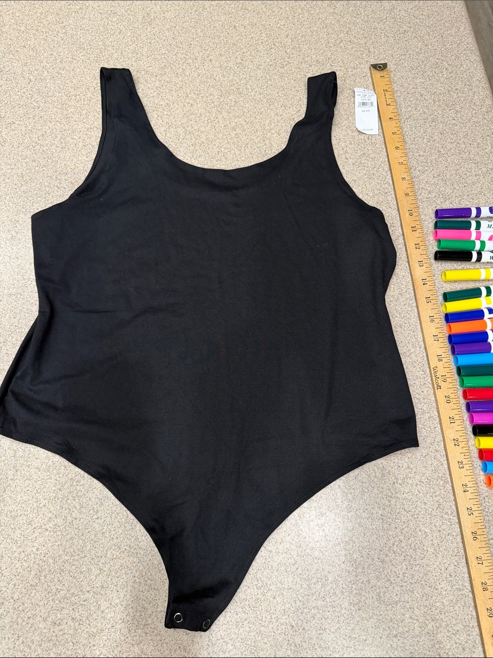 American Eagle NWT Black One-Piece Bodysuit XXL